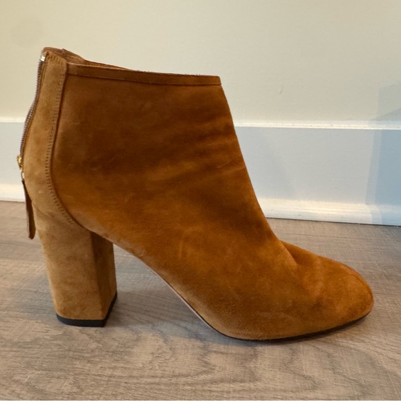 Aquazzura Shoes - AQUAZZURA Brown Suede Ankle Boots SIZE 8